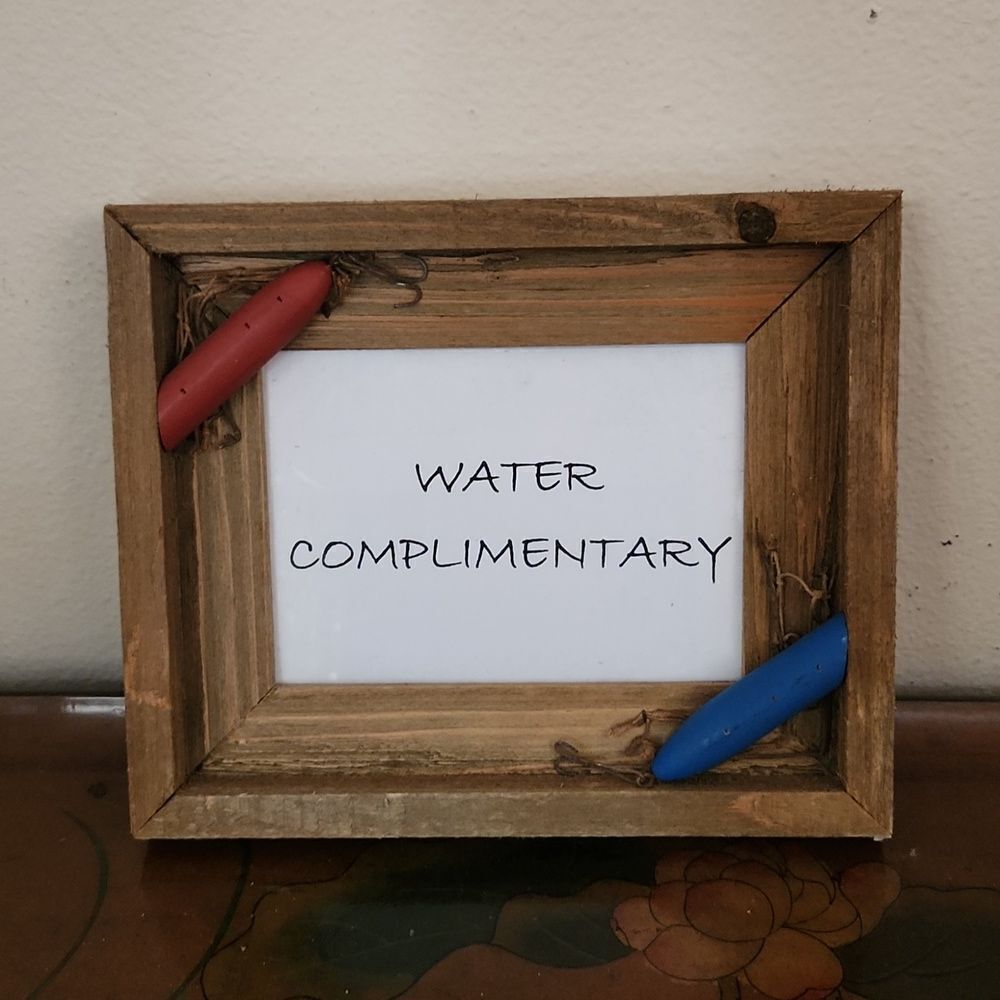 Fishing Lure Woonden Picture Frame